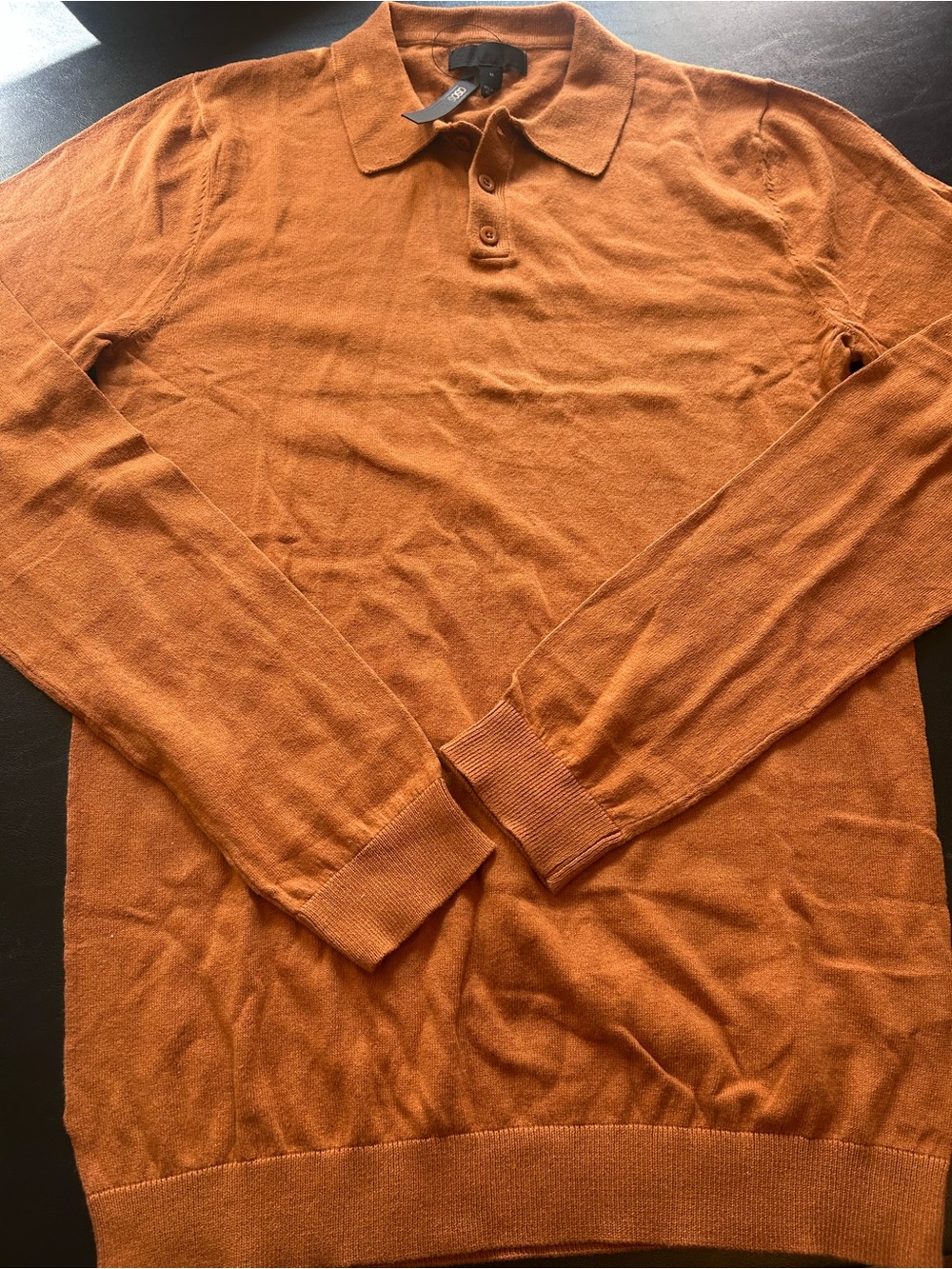 ASOS Men’s Rust Orange Knit Polo